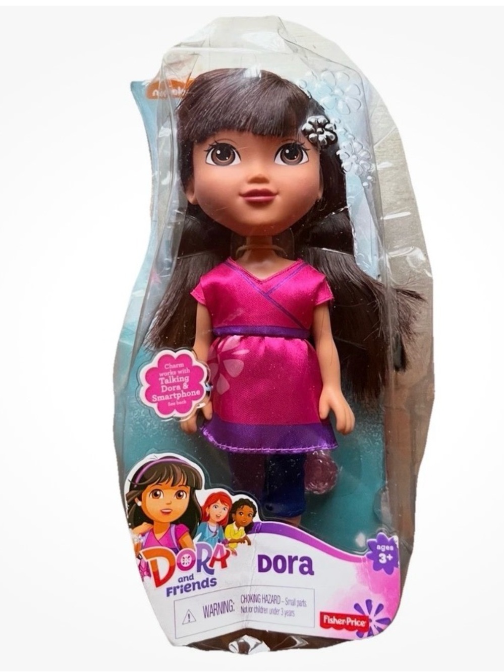 Fisher Price Dora and Friends Doll 8 Inch Poseable w Charm Nickelodeon